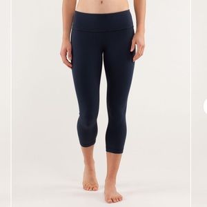 lululemon athletica Navy Blue Leggings